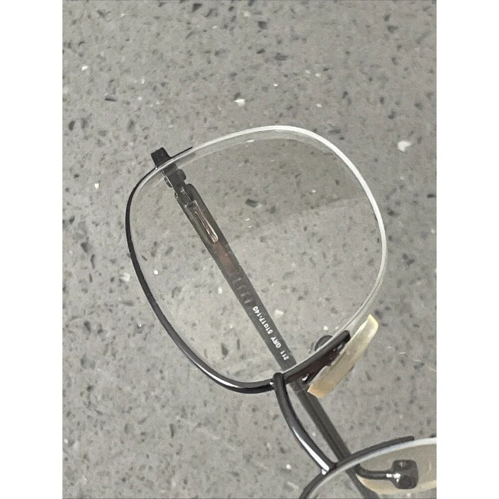 ViVA Eyeglasses Frames ONLY 211 GRY Grey 51-17-140 Half Rim